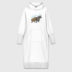 Платье удлиненное хлопок с принтом Бык или Медведь в Новосибирске,  |  | bulls | акции | банк | бык | инвестиции | медведь | тинькофф