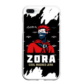 Чехол для iPhone 7Plus/8 Plus матовый с принтом ZORA COOL MASKED JERK в Новосибирске, Силикон | Область печати: задняя сторона чехла, без боковых панелей | asta | black bulls | black clover | quartet knights | yuno | акума | аниме | аста | блэк кловер | буракку куро:ба | демон | королевство клевера | король магов | лихт | магна | манга | пятилистник | черный бык | чёрный клев