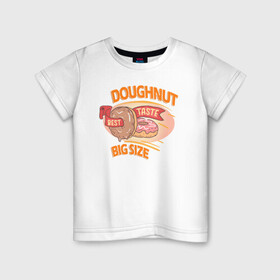 Детская футболка хлопок с принтом Best Taste в Новосибирске, 100% хлопок | круглый вырез горловины, полуприлегающий силуэт, длина до линии бедер | big size | burgers | delicious | hot dog | вредная еда | еда