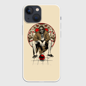 Чехол для iPhone 13 mini с принтом Dude, rug, bowling в Новосибирске,  |  | big lebowski | donney | dude | lebowski | the big lebowski | the dude | walter | большой лебовски | лебовски | чувак