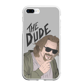 Чехол для iPhone 7Plus/8 Plus матовый с принтом The Dude в Новосибирске, Силикон | Область печати: задняя сторона чехла, без боковых панелей | big lebowski | donney | dude | lebowski | the big lebowski | the dude | walter | большой лебовски | лебовски | чувак