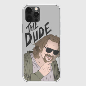 Чехол для iPhone 12 Pro с принтом The Dude в Новосибирске, силикон | область печати: задняя сторона чехла, без боковых панелей | big lebowski | donney | dude | lebowski | the big lebowski | the dude | walter | большой лебовски | лебовски | чувак