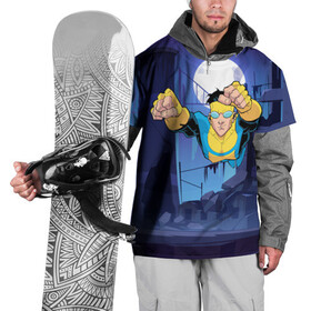 Накидка на куртку 3D с принтом Марк Грэйсон Неуязвимый в Новосибирске, 100% полиэстер |  | damien darkblood | invincible | superman | марк грэйсон | мультсериал | неуязвимый | супергерой