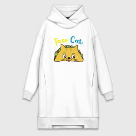 Платье-худи хлопок с принтом Taco Cat в Новосибирске,  |  | animal | cat | cute | kitty | meow | taco | друг | животные | киска | китти | кот | котенок | котик | котэ | кошечка | кошка | милый | мур | мяу | питомец | тако