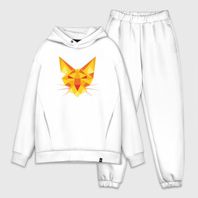 Мужской костюм хлопок OVERSIZE с принтом Yellow Cat в Новосибирске,  |  | animal | cat | cute | kitty | meow | друг | животные | киска | китти | кот | котенок | котик | котэ | кошечка | кошка | милый | мур | мяу | питомец