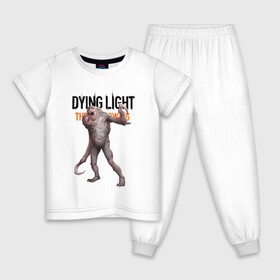 Детская пижама хлопок с принтом Dying light Зараженный в Новосибирске, 100% хлопок |  брюки и футболка прямого кроя, без карманов, на брюках мягкая резинка на поясе и по низу штанин
 | dying light | аномалия | зараженный | монстр | мутант | ужасы | урод | хоррор
