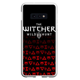 Чехол для Samsung S10E с принтом THE WITCHER [1] в Новосибирске, Силикон | Область печати: задняя сторона чехла, без боковых панелей | the witcher | the witcher wild hunt | ведьмак | ведьмак 3: дикая охота