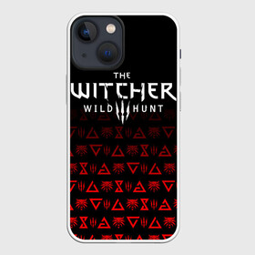 Чехол для iPhone 13 mini с принтом THE WITCHER [1] в Новосибирске,  |  | the witcher | the witcher wild hunt | ведьмак | ведьмак 3: дикая охота