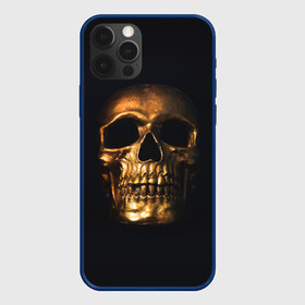 Чехол для iPhone 12 Pro Max с принтом Golden Skull в Новосибирске, Силикон |  | golden | midas | skull | иллюстрация | черепа