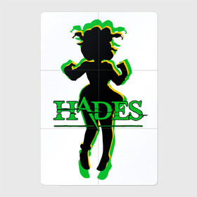 Магнитный плакат 2Х3 с принтом Dusa Hades в Новосибирске, Полимерный материал с магнитным слоем | 6 деталей размером 9*9 см | dusa | gorgon | hades | mythology | olympus | the gods | zagrei | аид | боги | горгона | дуса | загрей | мифология | олимп | хадес | хадис