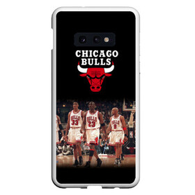 Чехол для Samsung S10E с принтом CHICAGO BULLS [3] в Новосибирске, Силикон | Область печати: задняя сторона чехла, без боковых панелей | basketball | bulls | chicago | chicago bulls | jordan | nba | баскетбол | джордан | нба | чикаго буллз