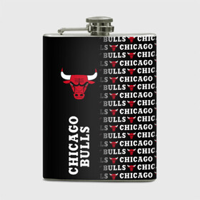 Фляга с принтом CHICAGO BULLS [7] в Новосибирске, металлический корпус | емкость 0,22 л, размер 125 х 94 мм. Виниловая наклейка запечатывается полностью | basketball | bulls | chicago | chicago bulls | jordan | nba | баскетбол | джордан | нба | чикаго буллз