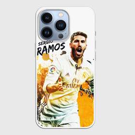 Чехол для iPhone 13 Pro с принтом Серхио Рамос в Новосибирске,  |  | sergio ramos | sr4 | номер 4 | реал мадрид | сборная испании | серхио рамос | футбол | футболист