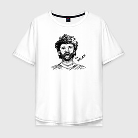 Мужская футболка хлопок Oversize с принтом Mo SALAH кричащий портрет в Новосибирске, 100% хлопок | свободный крой, круглый ворот, “спинка” длиннее передней части | basel | champion | chelsea | fifa | lfc | liverpool | mo salah | mohamed salah | mokawloon | roma | soccer | uefa | базель | египет | ливерпуль | лига чемпионов | лфк | мокавлун | мохаммед салах | рома | уефа | фифа | футбол