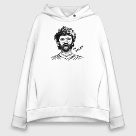 Женское худи Oversize хлопок с принтом Mo SALAH кричащий портрет в Новосибирске, френч-терри — 70% хлопок, 30% полиэстер. Мягкий теплый начес внутри —100% хлопок | боковые карманы, эластичные манжеты и нижняя кромка, капюшон на магнитной кнопке | basel | champion | chelsea | fifa | lfc | liverpool | mo salah | mohamed salah | mokawloon | roma | soccer | uefa | базель | египет | ливерпуль | лига чемпионов | лфк | мокавлун | мохаммед салах | рома | уефа | фифа | футбол