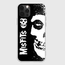 Чехол для iPhone 12 Pro с принтом MISFITS [1] в Новосибирске, силикон | область печати: задняя сторона чехла, без боковых панелей | misfits | music | rock | мисфитс | музыка | рок