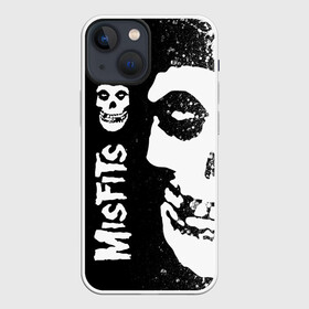 Чехол для iPhone 13 mini с принтом MISFITS [1] в Новосибирске,  |  | misfits | music | rock | мисфитс | музыка | рок