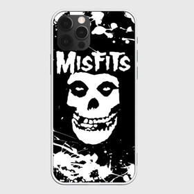 Чехол для iPhone 12 Pro с принтом MISFITS [4] в Новосибирске, силикон | область печати: задняя сторона чехла, без боковых панелей | Тематика изображения на принте: misfits | music | rock | мисфитс | музыка | рок