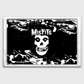 Магнит 45*70 с принтом MISFITS [4] в Новосибирске, Пластик | Размер: 78*52 мм; Размер печати: 70*45 | misfits | music | rock | мисфитс | музыка | рок