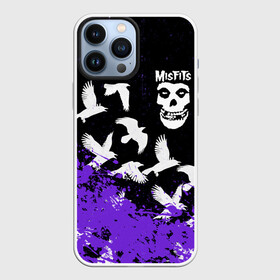 Чехол для iPhone 13 Pro Max с принтом MISFITS [6] в Новосибирске,  |  | misfits | music | rock | мисфитс | музыка | рок