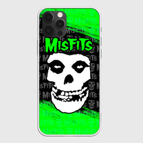 Чехол для iPhone 12 Pro с принтом MISFITS [3] в Новосибирске, силикон | область печати: задняя сторона чехла, без боковых панелей | misfits | music | rock | мисфитс | музыка | рок