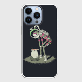 Чехол для iPhone 13 Pro с принтом Bonsticks 2 в Новосибирске,  |  | alien | art | bonsticks | bonsticks 2 | drawing | egg | game | man | space | spacesuit | арт | бонстики | бонстики 2 | игра | космос | рисунок | скафандр | человечек | чужой | яйцо