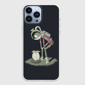 Чехол для iPhone 13 Pro Max с принтом Bonsticks 2 в Новосибирске,  |  | alien | art | bonsticks | bonsticks 2 | drawing | egg | game | man | space | spacesuit | арт | бонстики | бонстики 2 | игра | космос | рисунок | скафандр | человечек | чужой | яйцо