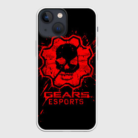 Чехол для iPhone 13 mini с принтом Gears esports в Новосибирске,  |  | game | games | gears of war | gow | гирс оф вар | гов | игра | игры | маркус феникс | пуфкы ща цфк