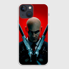 Чехол для iPhone 13 mini с принтом Agent here в Новосибирске,  |  | agent 47 | game | games | hitman | hitmen | агент 47 | игра | игры | ршеьфт | хитман | хитмэн