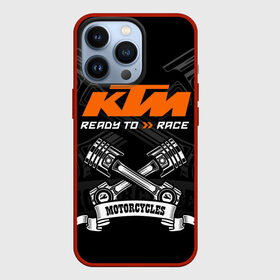 Чехол для iPhone 13 Pro с принтом KTM MOTORCYCLES   КТМ МОТОЦИКЛЫ в Новосибирске,  |  | ktm | ktm duke | motorcycle. | байк | байкер | ктм | ктм дюк | мотоспорт | мототехника | мотоцикл | мотоциклист | скутер