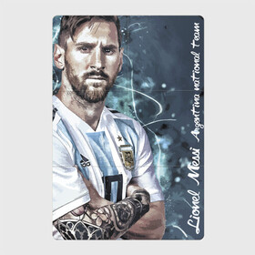 Магнитный плакат 2Х3 с принтом Lionel Messi в Новосибирске, Полимерный материал с магнитным слоем | 6 деталей размером 9*9 см | barcelona | football | forward | messi | star | барселона | звезда | месси | нападающий | футбол