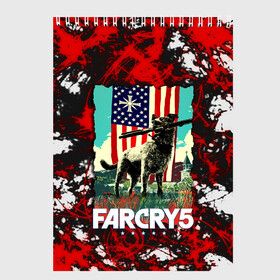 Скетчбук с принтом farcry5 в Новосибирске, 100% бумага
 | 48 листов, плотность листов — 100 г/м2, плотность картонной обложки — 250 г/м2. Листы скреплены сверху удобной пружинной спиралью | doge | farcry | fc 5 | fc5 | фар край