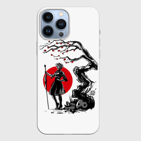 Чехол для iPhone 13 Pro Max с принтом 2B | Sakura в Новосибирске,  |  | 2a | 2б | ahegao | anime | automata | b2 | cyber | emil | girl | girls | glitch | hikka | neon | nier | senpai | waifu | yorha | а2 | аниме | ахегао | вайфу | глитч | глич | девушка | кибер | манга | неон | семпай | сенпай | тян | тяночка | 