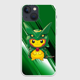 Чехол для iPhone 13 mini с принтом Пикачу   дракон в Новосибирске,  |  | anime | picachu | pikachu | аниме | милый | пика | пикачу | покебол | покемон