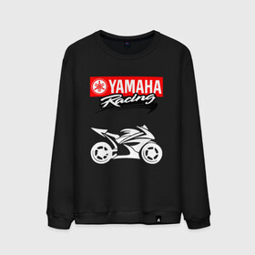 Мужской свитшот хлопок с принтом YAMAHA / ЯМАХА / RACING в Новосибирске, 100% хлопок |  | motorcycle | yamaha | yzf r6. | байк | байкер | мотоспорт | мототехника | мотоцикл | мотоциклист | скутер | ямаха