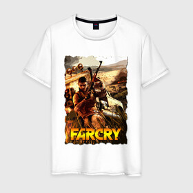 Мужская футболка хлопок с принтом FARCRY Fortune’s в Новосибирске, 100% хлопок | прямой крой, круглый вырез горловины, длина до линии бедер, слегка спущенное плечо. | farcry | fc 5 | fc5 | фар край
