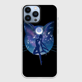 Чехол для iPhone 13 Pro Max с принтом Sailor Moon силуэт в Новосибирске,  |  | sailor moon | звезды | луна | сейлор мун | усаги цукино