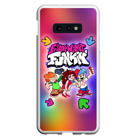 Чехол для Samsung S10E с принтом Friday Night Funkin в Новосибирске, Силикон | Область печати: задняя сторона чехла, без боковых панелей | friday night funkin | game | whitty | батл | графити | игра | музыка | пятницу вечером. | фридей найт фанкин