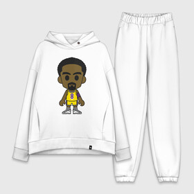 Женский костюм хлопок Oversize с принтом Little Kobe в Новосибирске,  |  | basketball | bryant | game | james | kobe | lakers | lebron | los angeles | nba | sport | streetball | баскетбол | баскетболист | брайант | джеймс | игра | игрок | коби | леброн | лейкерс | лос анджелес | мяч | нба | спорт | стритбол