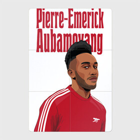 Магнитный плакат 2Х3 с принтом Pierre-Emerick Aubameyang в Новосибирске, Полимерный материал с магнитным слоем | 6 деталей размером 9*9 см | arsenal | england | football | pierre emerick aubameyang | striker | англия | арсенал | форвард | футбол