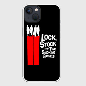 Чехол для iPhone 13 с принтом Карты деньги два ствола в Новосибирске,  |  | barry | lock stock and two smoking barrels | бандиты | барри креститель | бекон | боевик | гангстеры | гарри топор | карты деньги два ствола | комедия | криминал | мыло | старые фильмы | толстый том | эдди