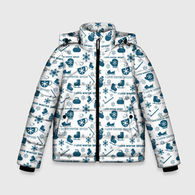 Зимняя куртка для мальчиков 3D с принтом Зимние виды спорта в Новосибирске, ткань верха — 100% полиэстер; подклад — 100% полиэстер, утеплитель — 100% полиэстер | длина ниже бедра, удлиненная спинка, воротник стойка и отстегивающийся капюшон. Есть боковые карманы с листочкой на кнопках, утяжки по низу изделия и внутренний карман на молнии. 

Предусмотрены светоотражающий принт на спинке, радужный светоотражающий элемент на пуллере молнии и на резинке для утяжки | Тематика изображения на принте: sport | бобслей | зож | кёрлинг | коньки | лыжный спорт | снеговик | спорт | спортсмен | физкультура | хоккей