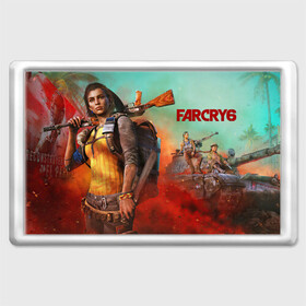 Магнит 45*70 с принтом Far Cry 6 Фар Край 6 в Новосибирске, Пластик | Размер: 78*52 мм; Размер печати: 70*45 | far cry | farcry | game | во все тяжкие | джанкарло | игра | тайны коко | фар край | фаркрай | эспозито
