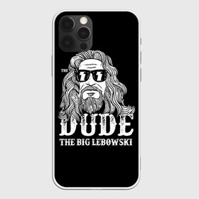 Чехол для iPhone 12 Pro Max с принтом Dude the Big Lebowski в Новосибирске, Силикон |  | dude | jeff bridges | the big lebowski | блики | большой лебовский | джефф бриджес | молния | фильм | чувак