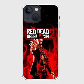 Чехол для iPhone 13 mini с принтом RDR John Marston в Новосибирске,  |  | game | red dead | red dead redemption 2 | redemption 2 | rockstar games | бандиты | дикий запад | игры | ковбои | оружие
