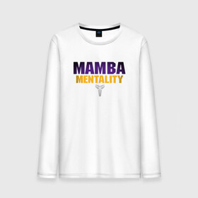 Мужской лонгслив хлопок с принтом Mamba Mentality в Новосибирске, 100% хлопок |  | basketball | bryant | game | james | kobe | lakers | lebron | los angeles | nba | sport | streetball | баскетбол | баскетболист | брайант | джеймс | игра | игрок | коби | леброн | лейкерс | лос анджелес | мяч | нба | спорт | стритбол