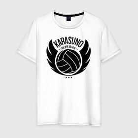 Мужская футболка хлопок с принтом Старшая Карасуно | Haikyuu!! в Новосибирске, 100% хлопок | прямой крой, круглый вырез горловины, длина до линии бедер, слегка спущенное плечо. | anime | haikyu | haikyuu | karasuno | karasuno high | manga | аниме | волейбол | волейбольный клуб | волейбольный мяч | вороны | иероглифы | карасуно | крылья | лого | манга | мяч | надпись | старшая школа | хаику | хаикую