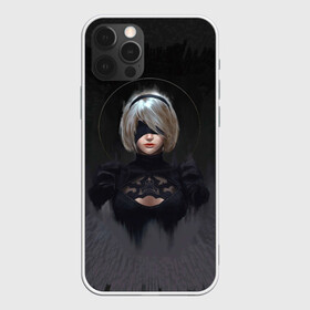 Чехол для iPhone 12 Pro с принтом Nier 3D в Новосибирске, силикон | область печати: задняя сторона чехла, без боковых панелей | 2b | 3d | automata | game | nier | robots | yorha | андроид | аниме | блондинка | воин | девушка | игра | нир | робот | экшн