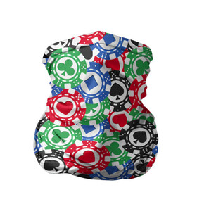 Бандана-труба 3D с принтом Покер в Новосибирске, 100% полиэстер, ткань с особыми свойствами — Activecool | плотность 150‒180 г/м2; хорошо тянется, но сохраняет форму | 777 | cards | casino | chips | flash | fortune | game | joker | luck | omaha | poker | roulette | straight | texas holdem | tournament | азарт | джокер | игра | казино | карты | омаха | покер | рулетка | стрит | техасский холдэм | турнир | удача | фишки |