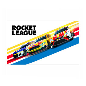 Бумага для упаковки 3D с принтом Rocket Car в Новосибирске, пластик и полированная сталь | круглая форма, металлическое крепление в виде кольца | game | games | race | rocket league | гонка | гоночка | игра | игры | лига ракет | машинки | рокет лига | футбол